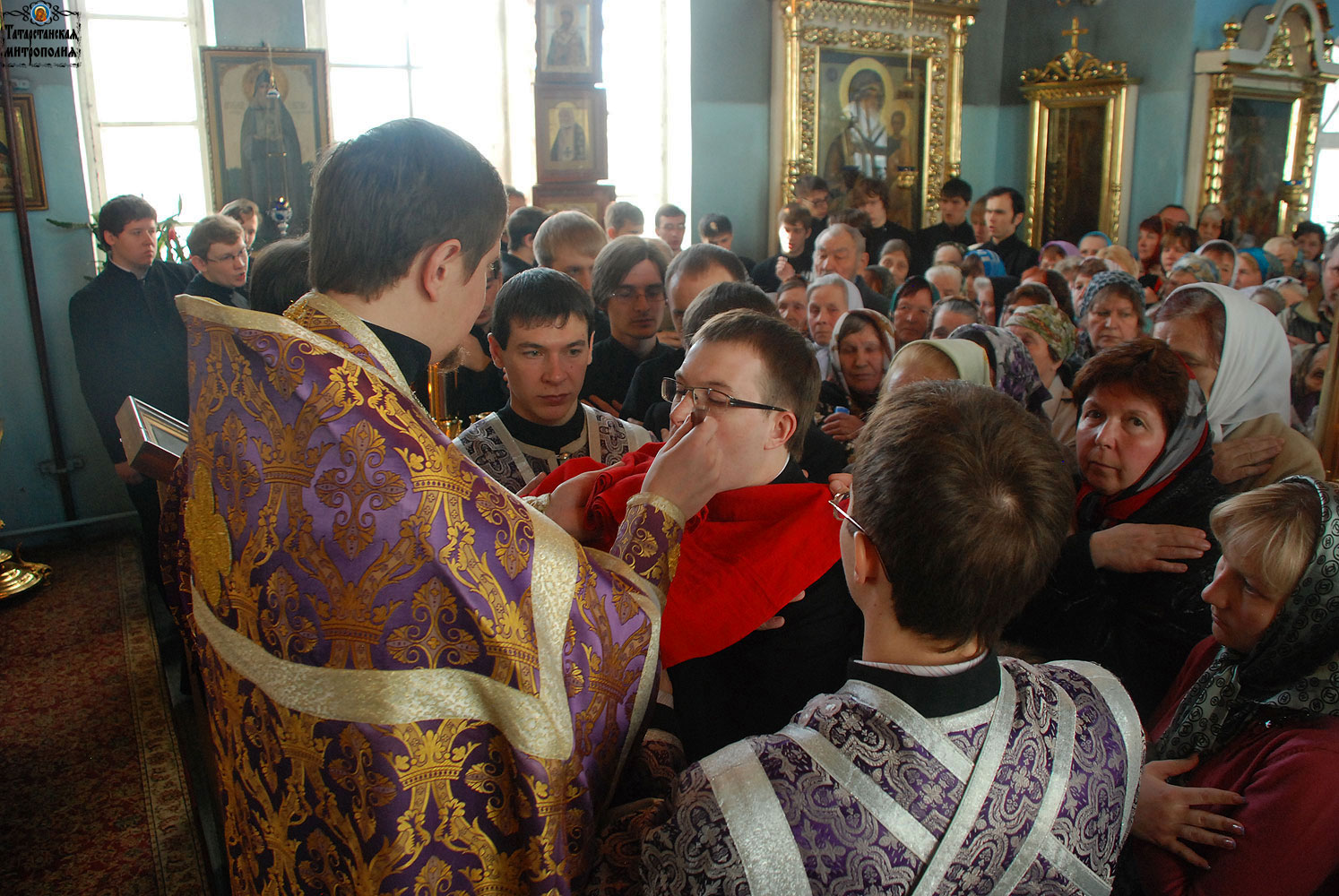 В день установления таинства Святой Евхаристии воспитанники КазДС исповедались и причастились Христовых Тайн (фото/видео)