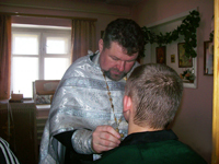 В Казанской воспитательной колонии крестили воспитанников (фото)