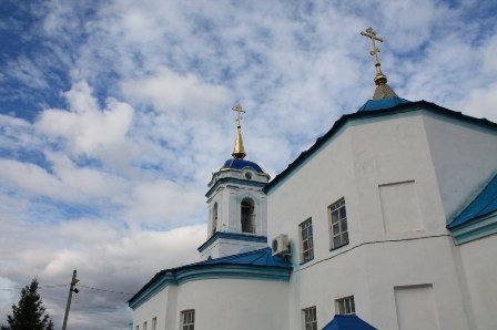 На храме Илии пророка c. Ильинка обновлены купола