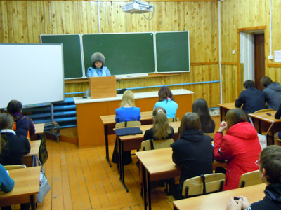 Члены миссионерского отдела Духовно-просветительского центра имени святителя Гурия г. Набережные Челны провели встречу с учащимися Лубянского лесхоз-техникума