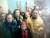 В селе Малая Шильна совершено первое богослужение