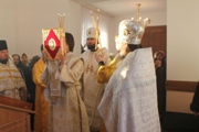 Епископ Мефодий совершил освящение храма свт.Николая Чудотворца в с.Новоникольское (фото)