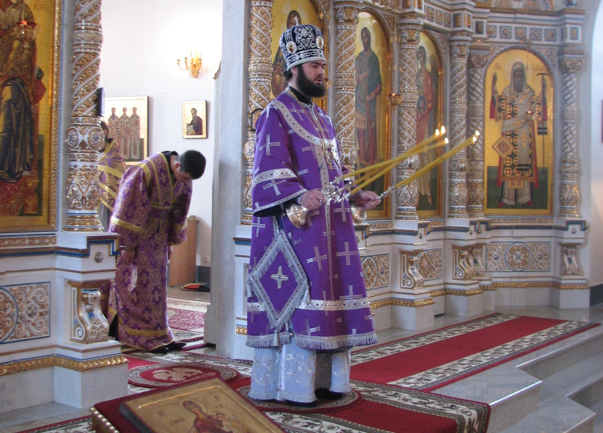 Служение епископа Альметьевского и Бугульминского Мефодия (фото)