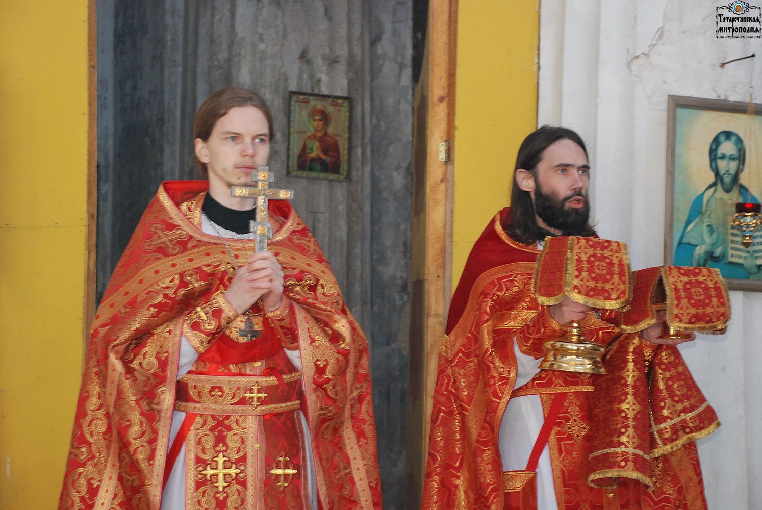 В храме-памятнике на р. Казанке совершено первое после зимнего периода богослужение (фото/видео)