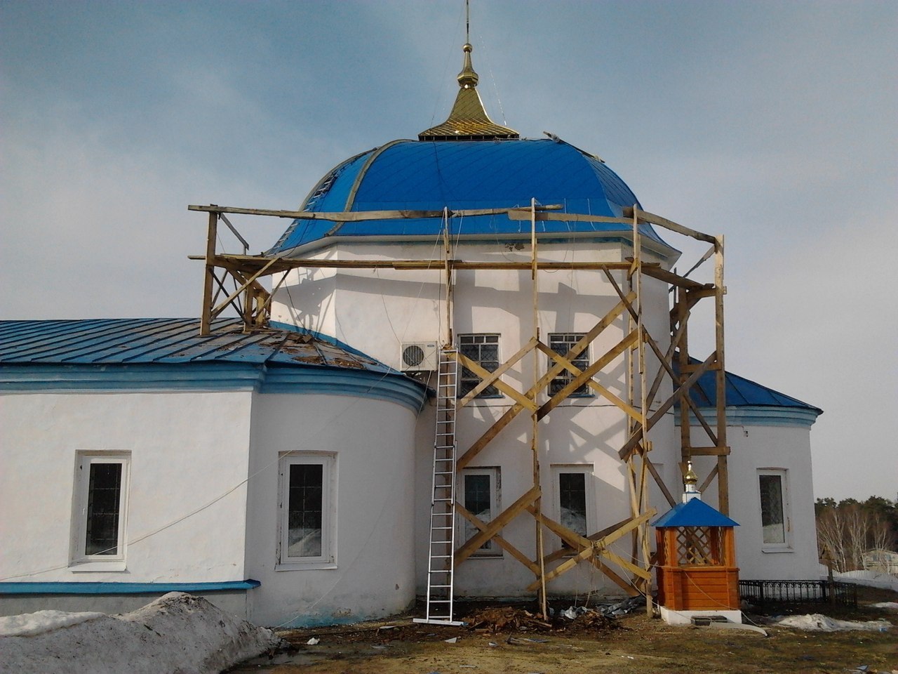 В Ильинском храме с. Ильинское проводятся реставрационные работы (фото)