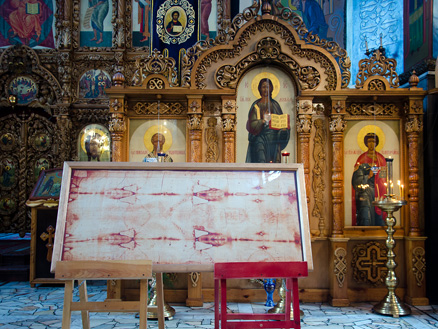 В Набережные Челны доставлена копия Туринской Плащаницы (фото)