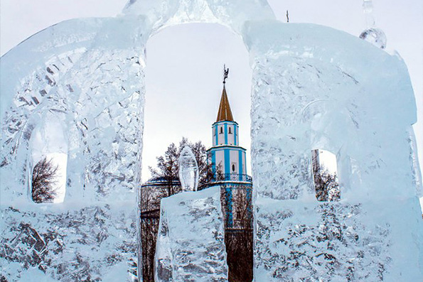 Праздник Крещения в Раифском монастыре под Казанью