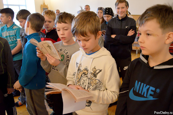 В селе Лубяны состоялось праздничное богослужение для детей