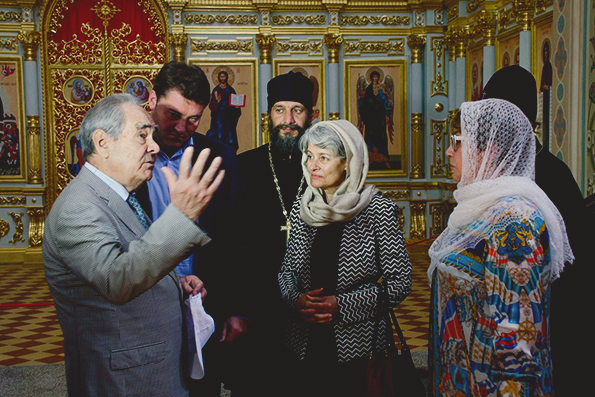 Минтимер Шаймиев с делегацией ЮНЕСКО в Свияжске