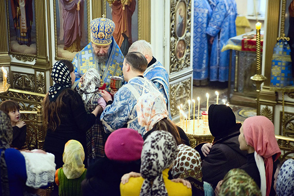 Причащение верующих