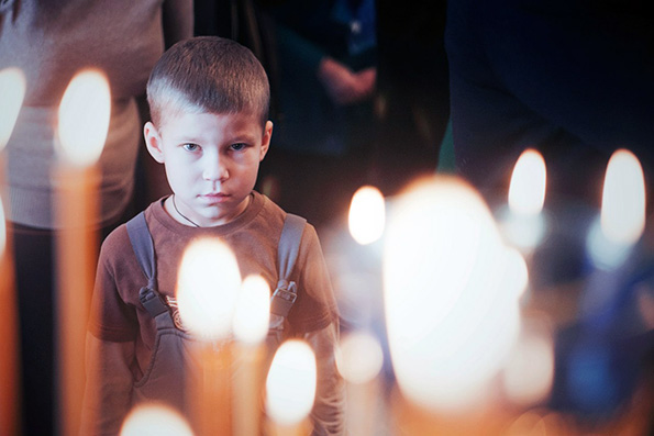 Дети в храме. Духовное воспитание