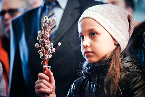 Девочка с вербами