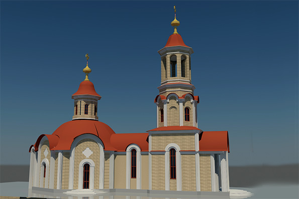 Проект храма в Соколках