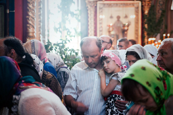 Отец с дочерью