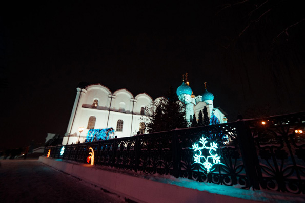 В Музее истории Благовещенского собора продолжает работу выставка «Свет Вифлеемской звезды»