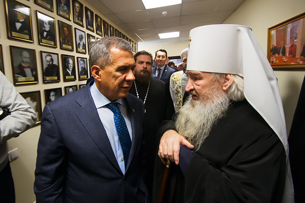 Глава Татарстанской митрополии присутствовал на церемонии открытия Казанского юридического института