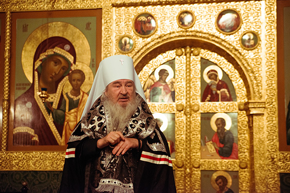 Проповедь митрополита Феофана после вечерни с чином прощения в Благовещенском соборе Казани