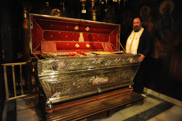 Рака с мощами святителя Спиридона Тримифунтского