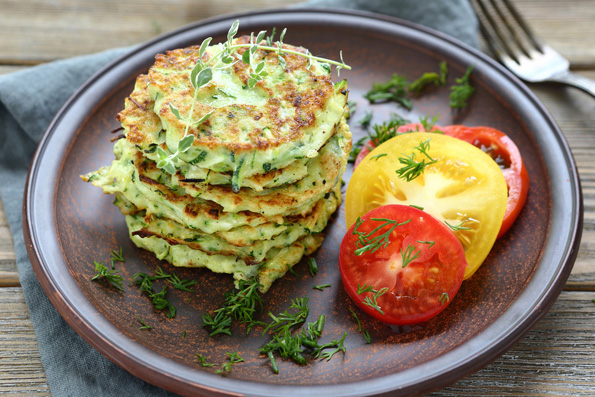 Кабачковые оладьи