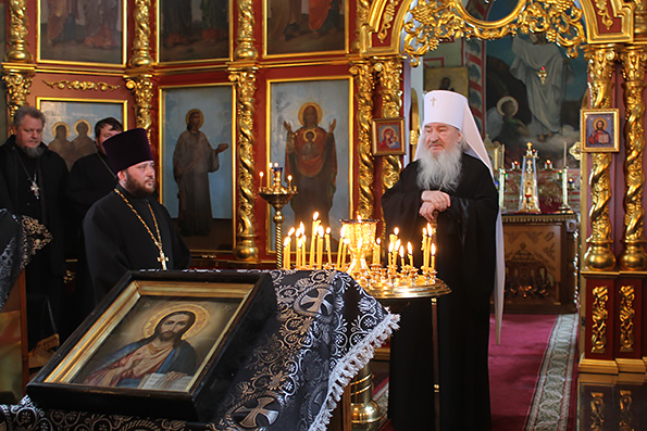 Митрополит Феофан встретился с верующими Мамадышского района Татарстана