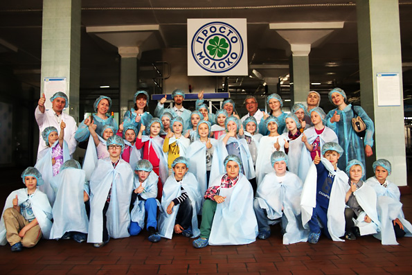 Воспитанники православной гимназии посетили с экскурсией молочный комбинат