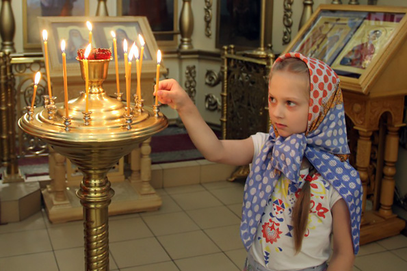 При храме Веры, Надежды, Любови и матери их Софии города Казани прошел детский лагерь