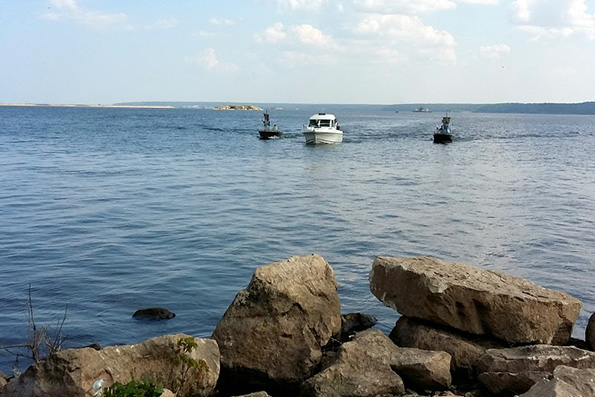 Икона Богородицы прибыла в Менделеевск по воде