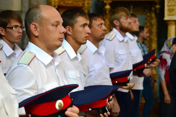 В Закамском благочинии 20 православных челнинцев приняли казачью присягу