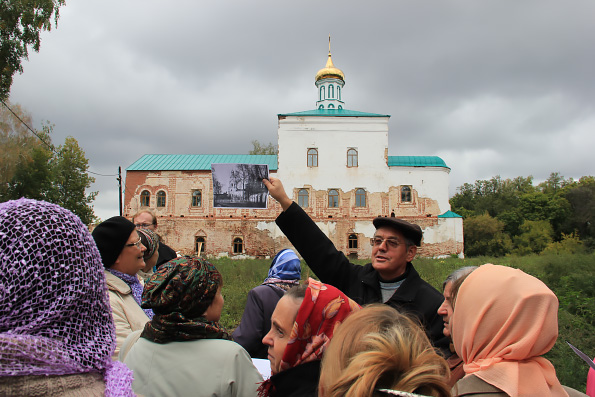 Археолого-исторической экскурсией открылась новая воскресная школа для взрослых Ново-Иерусалимского архиерейского подворья
