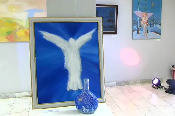 В Зеленодольске открылась Рождественская выставка «Лазурь небесная»