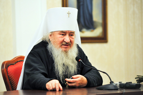 Встреча митрополита Феофана с участниками Международного форума православной молодежи