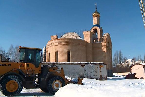 В Набережных Челнах возобновилось строительство храма Казанской иконы Божией Матери