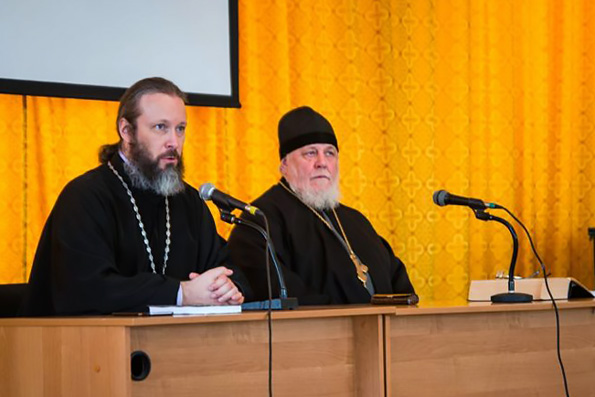 В Казанской духовной семинарии прошла встреча с протоиереем Николаем Агафоновым