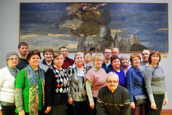 Члены православной общины глухих города Казани посетили музей изобразительных искусств