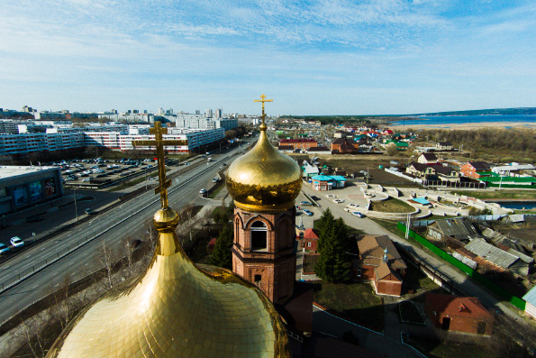 В день Вознесения Господня состоялись престольные торжества в Свято-Вознесенском соборе Набережных Челнов