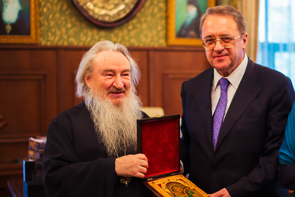 Состоялась встреча митрополита Феофана с заместителем министра МИД РФ М.Л. Богдановым
