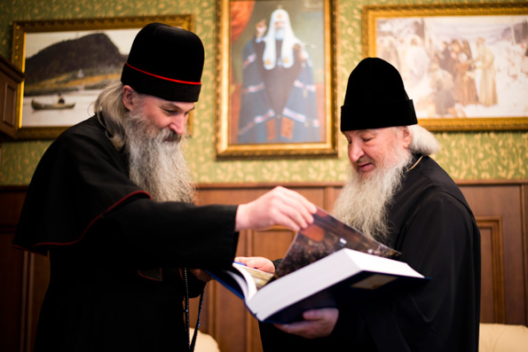 Митрополит Феофан встретился с епископом Русской Православной Старообрядческой Церкви Евфимием