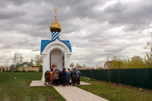 В Пестрецах отслужили молебен в Парке Победы