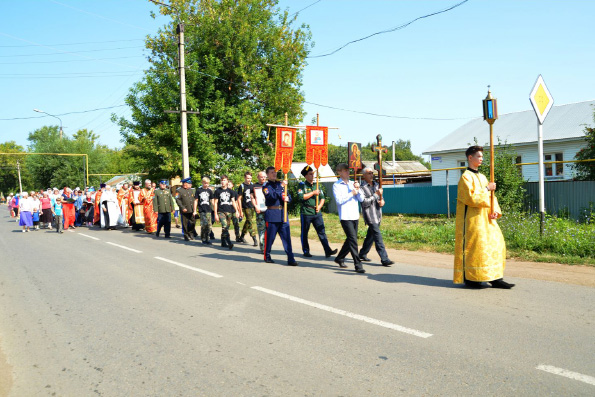 В Мензелинске почтили память святой покровительницы города