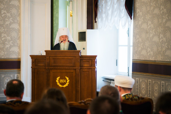 Митрополит Феофан выступил на прошедших в столице Татарстана «Державинских чтениях»