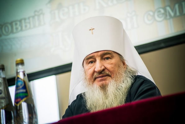 Приветствие митрополита Феофана участникам торжественного заседания по случаю актового дня Казанской духовной семинарии