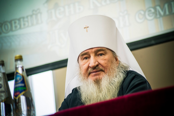 Приветствие митрополита Феофана участникам торжественного заседания по случаю актового дня Казанской духовной семинарии