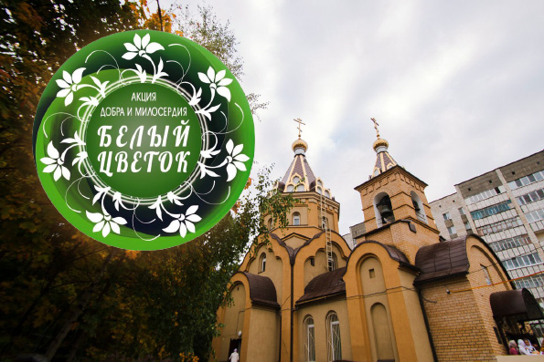 Ученики и педагоги казанской воскресной школы «Лествица» провели благотворительную акцию «Белый цветок» в целях оказания помощи одной из учениц