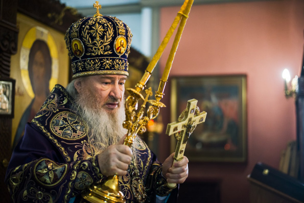 Проповедь митрополита Феофана после повечерия в среду первой седмицы Великого поста в храме Казанской семинарии