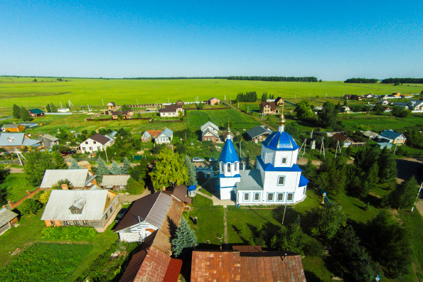 Храм Смоленской иконы Божией Матери в селе Аркатово