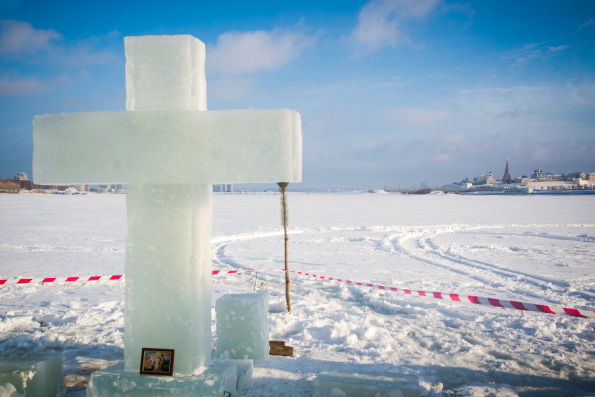 В праздник Крещения Господня на реке Казанка состоялось освящение вод