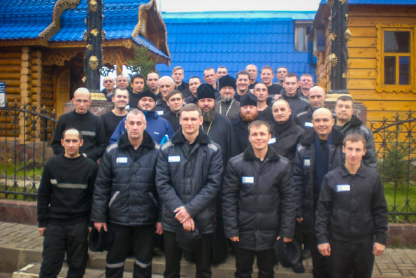 В исправительной колонии № 5 в Нижних Вязовых состоялась архиерейская Литургия