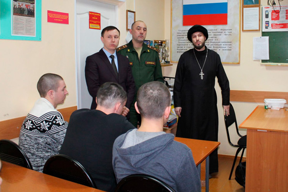 Священник Пестречинского благочиния напутствовал призывников Сабинского и Тюлячинского районов
