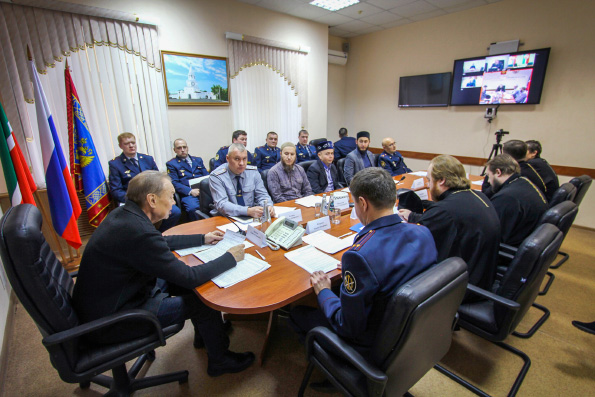 В УФСИН России по РТ прошел круглый стол с участием духовенства Казанской епархии