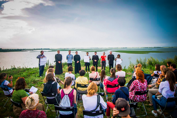 Проект театральной группы Rimini Protokoll, в котором участвовали студенты Казанской духовной семинарии, презентовали Президенту России